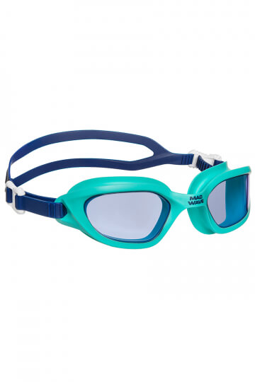 Очки для плавания Mad Wave F Motion, One size, Turquoise