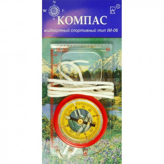 Компас жидкостный спортивный тип М1-06