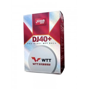 Мячи для н/т DHS 3* DJ40+ WTT ITTF белые