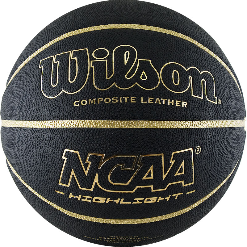 Мяч баскетбольный WILSON NCAA Highlight Gold р.7