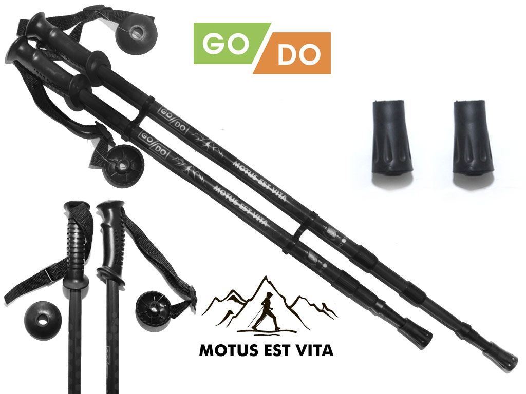 Палки треккинговые Gо Dо (110-135 см). G-DS1-Ч