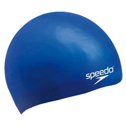Шапочка SPEEDO для плавания Plain Molded Silicone Cap синяя