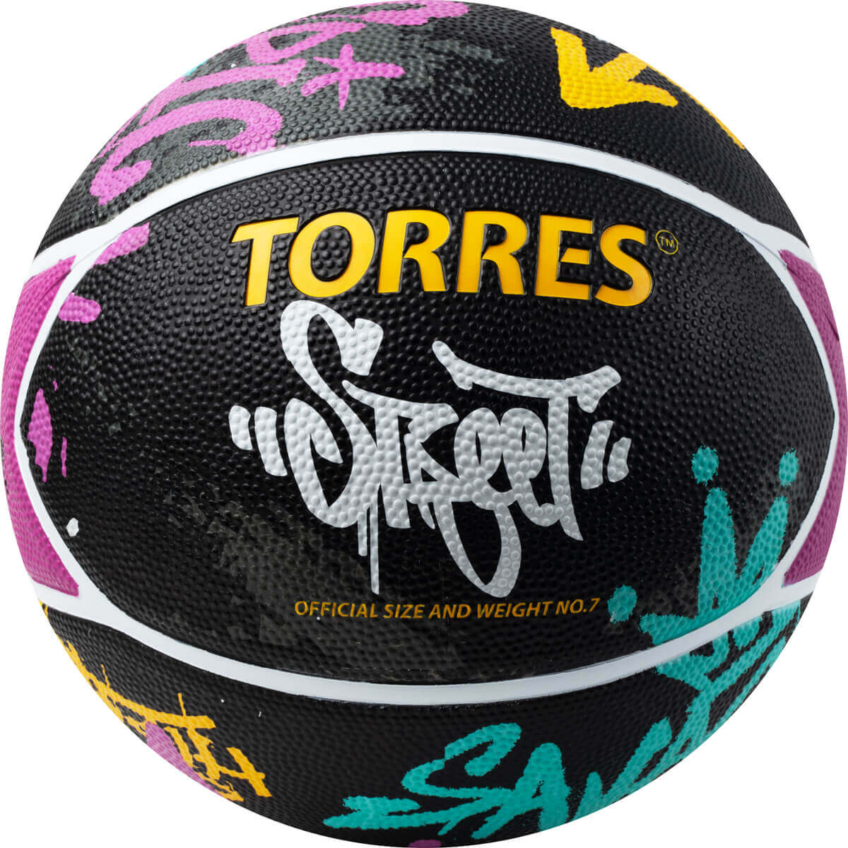 Мяч баскетбольный TORRES Street B023107, размер 7 