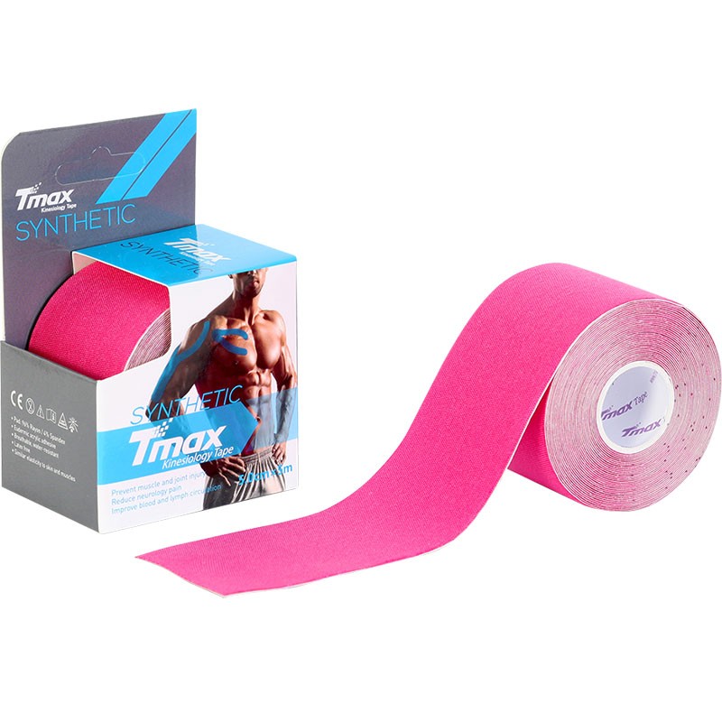 Тейп кинезиологический Tmax Synthetic Pink 5 см x 5 м