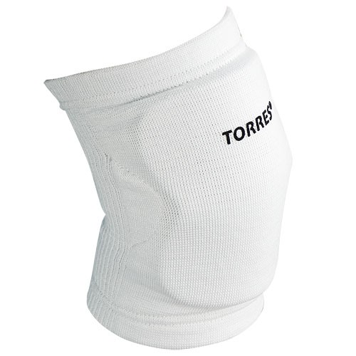 Наколенники спортивные TORRES Light, белый,р.XL, нейлон, ЭВА