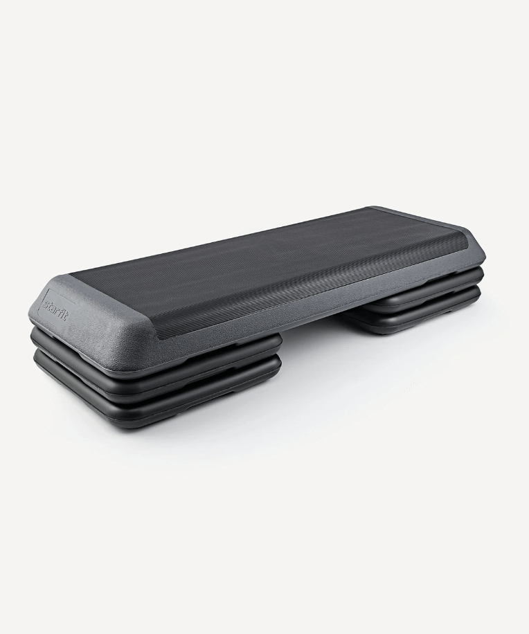 Степ-платформа быстросборная STARFIT SP-205 108х41,5х20 см, обрезиненная, 3-х уровневая