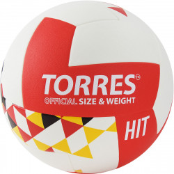 Мяч волейбольный "TORRES Hit"  new арт.V32055 р.5