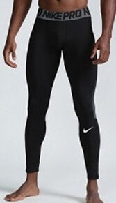 Леггинсы мужские Nike N73 Черн/серебро