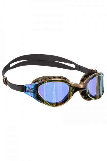Очки для плавания Mad Wave Hydro flex rainbow, One size, Black