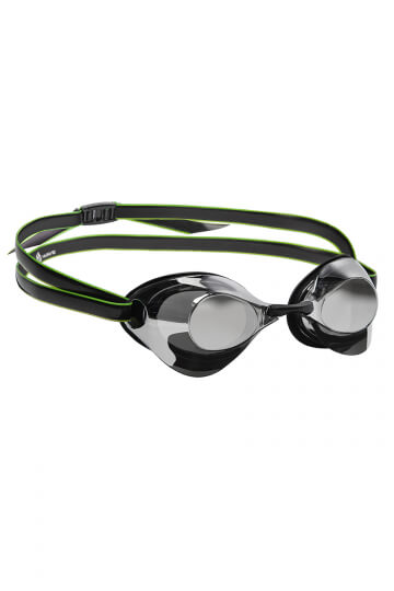 Стартовые очки Mad Wave Turbo racer II mirror, One size, Black
