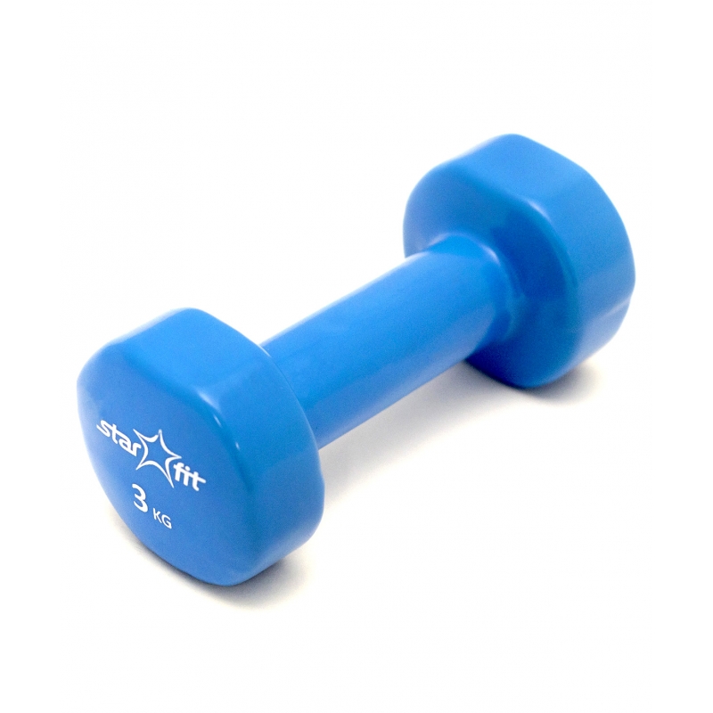Гантель виниловая DB-101 3кг  STARFIT