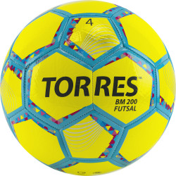 Мяч футзальный TORRES Futsal BM 200, 32 панели, TPU, 4 подкл.слоя