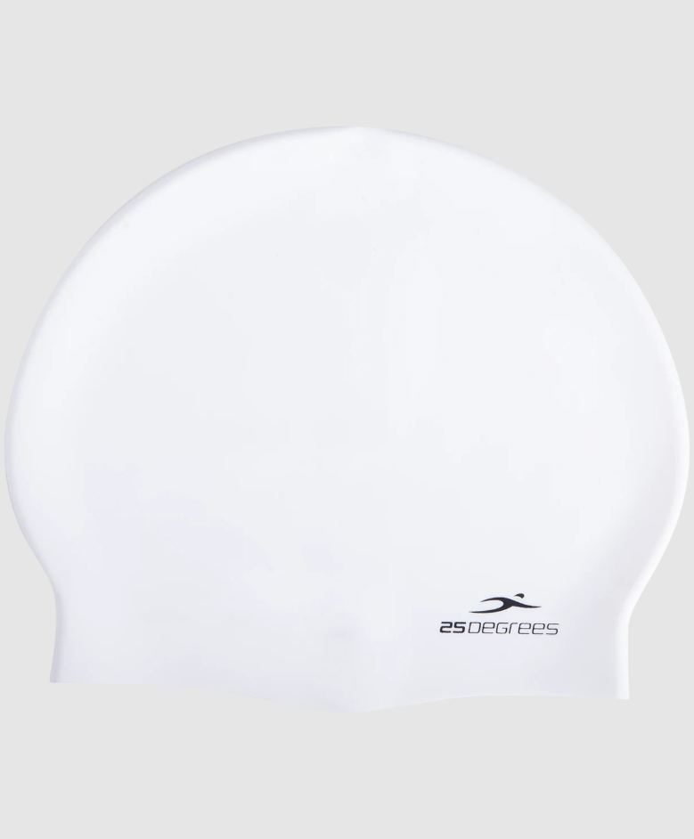 Шапочка для плавания 25DEGREES Nuance White 25D21004A, силикон