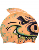 Шапочка Mad Wave силиконовая юниор Silicone Printed Junior with fin PIG