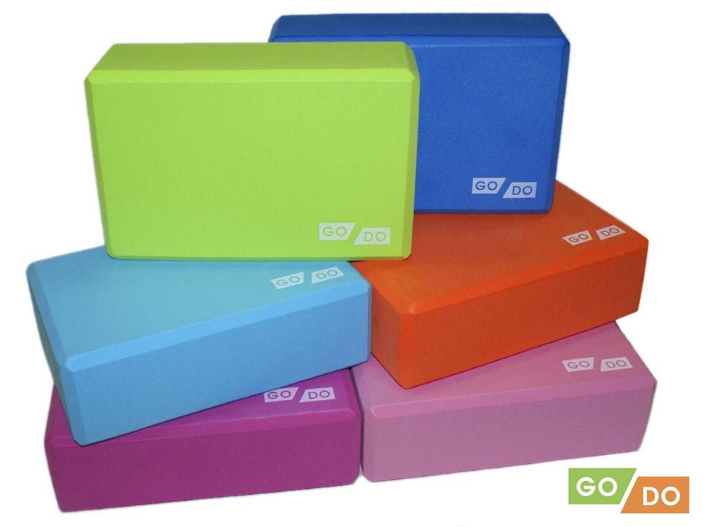 Блок для йоги GoDo 7,5см.х14,5см.х22,5см.
