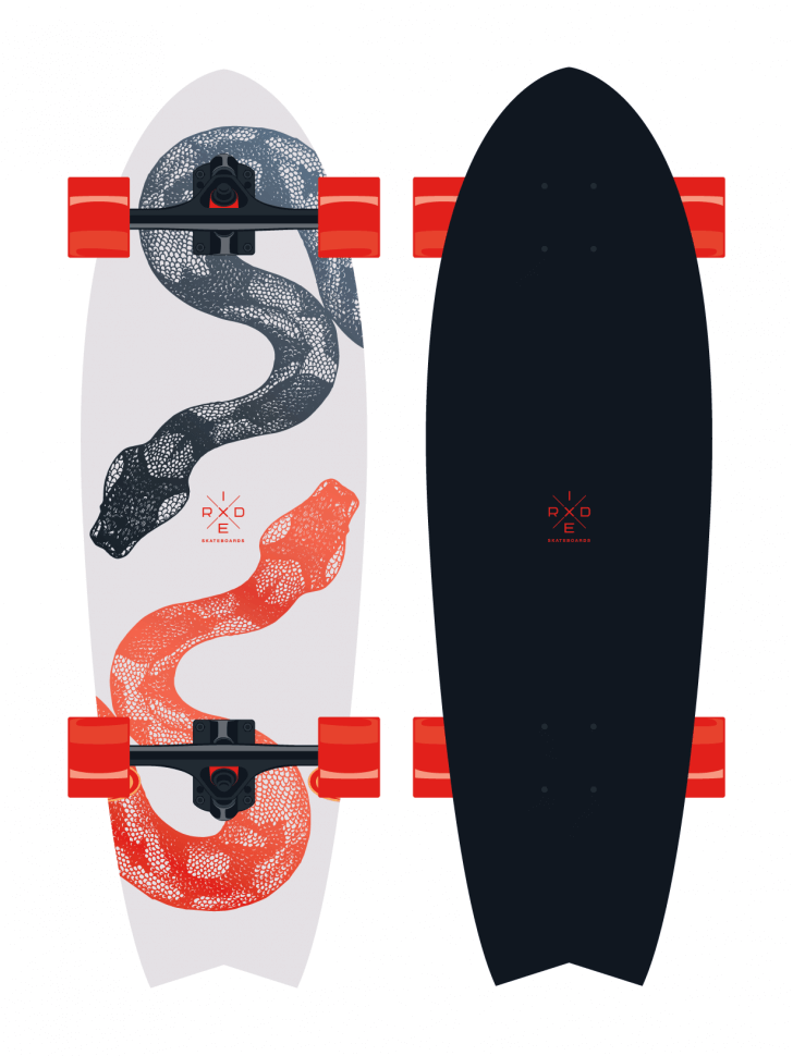 Лонгборд Venom 31"X9.65", Ridex