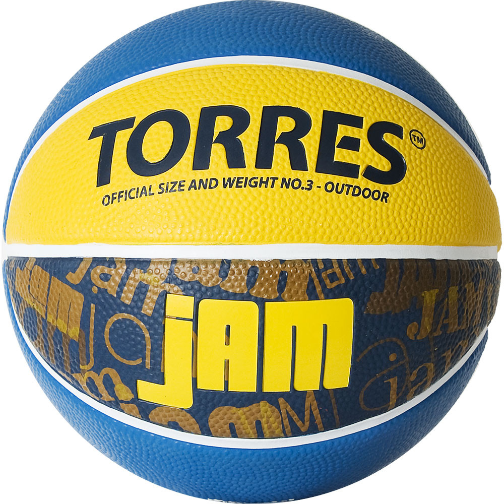 Мяч баскетбольный TORRES Jam р.3