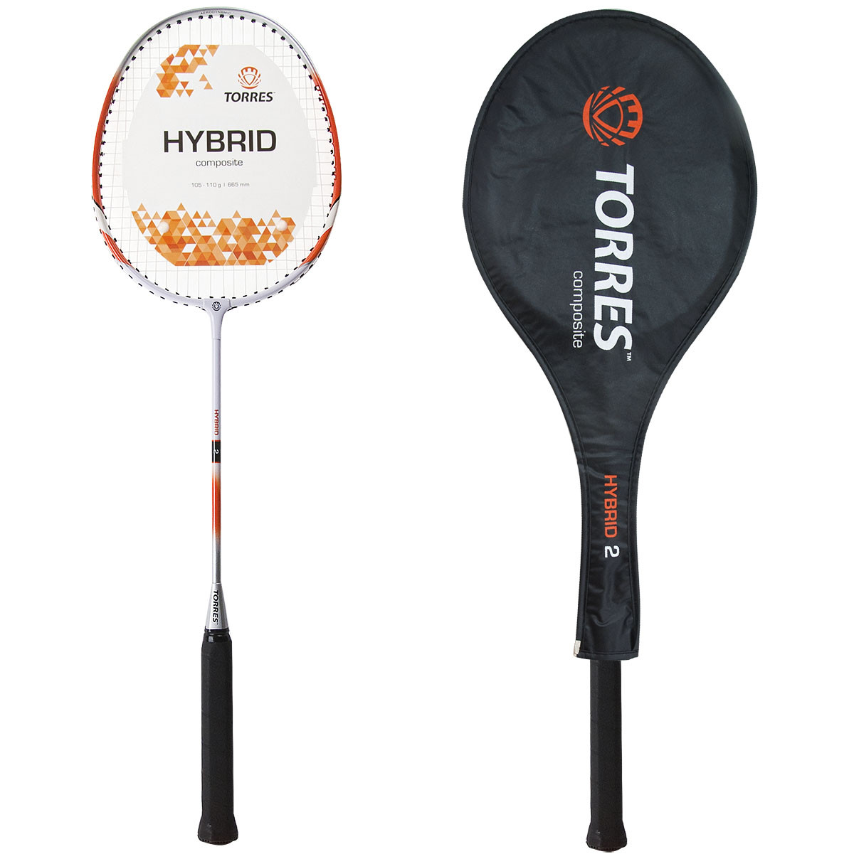 Ракетка бадминтона TORRES Hybrid2